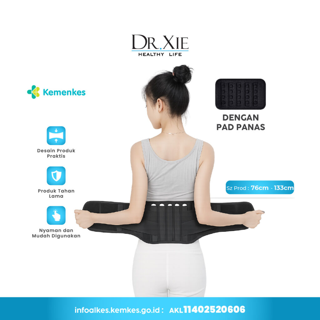 Korset Pemanas Sakit Pinggang Dengan Plate Penyangga Dr. Xie : Solusi Nyeri Lumbal Efektif