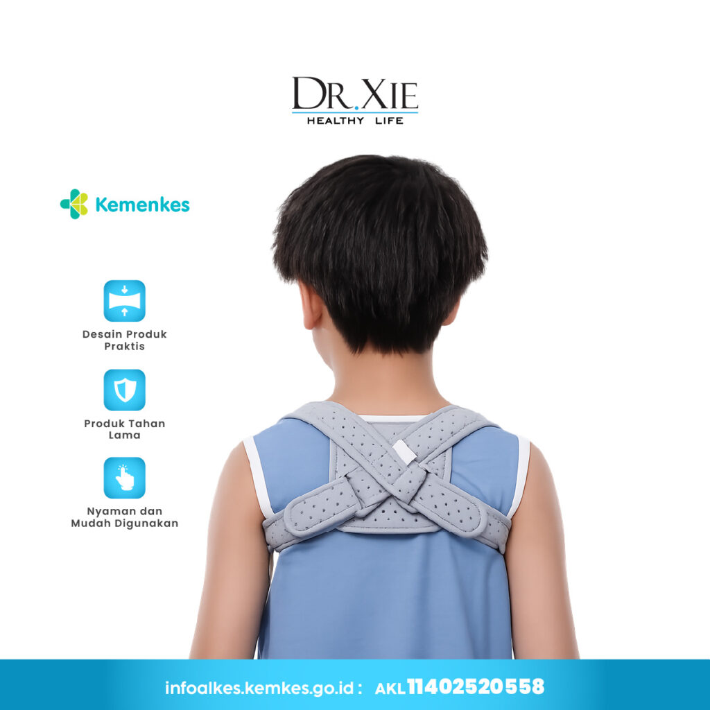Alat Penyangga Punggung Anak Alarm Adjustable untuk Koreksi Postur Tubuh